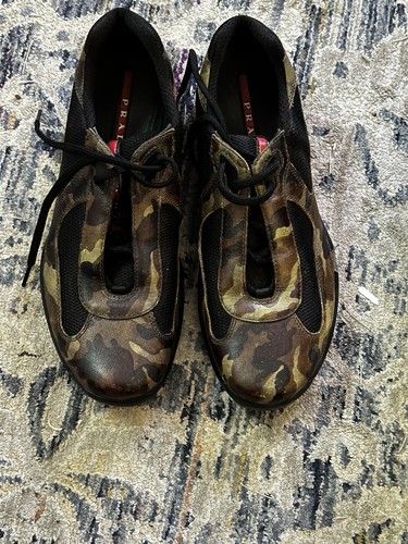 Prada sneakers camouflage - prada,