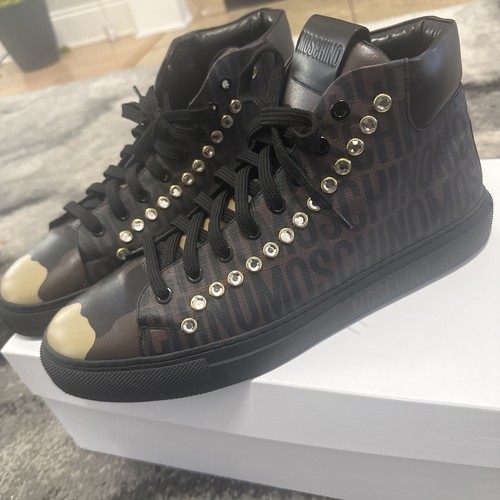 Moschino sneakers pelle - moschino,